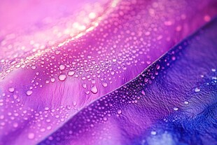 梦幻紫蓝水滴织物纹理