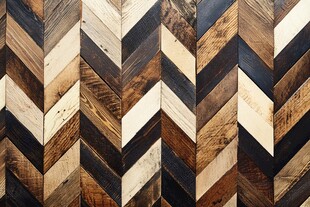 人字形拼贴木纹装饰图案