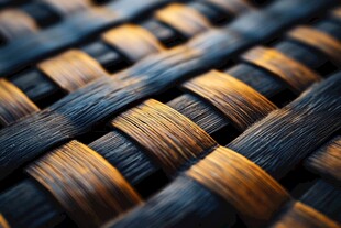 精美编织纹理特写