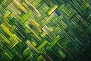 翠绿编织纹理背景图案