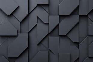 黑色几何立体拼接背景图