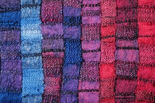 多彩编织纹理织物