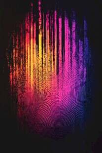 炫彩指纹背景图