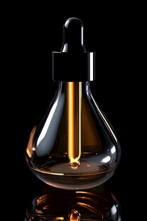 精致玻璃滴管瓶的优雅呈现