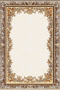 欧式华丽花纹边框图案