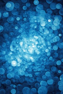梦幻蓝色光斑背景纹理