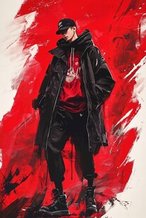 潮流型男的酷炫街头风