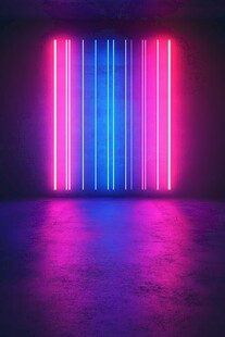 霓虹光影打造酷炫空间
