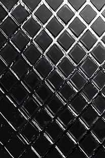 黑色菱形瓷砖纹理特写