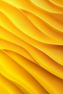 黄色波浪纹理创意背景图