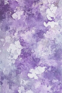 紫色花卉水彩纹理背景