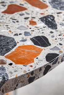 多彩水磨石台面细节展示