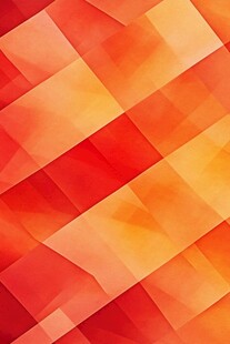 橙红色几何拼接抽象背景