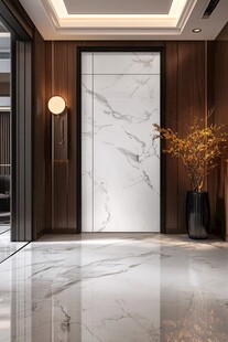奢华大理石玄关优雅设计