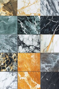 多样大理石纹理集合