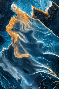 梦幻流体艺术纹理画面