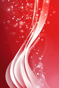 红色炫彩流线梦幻背景图