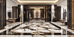 奢华大气的高端客厅空间