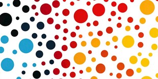彩色圆点图案背景设计
