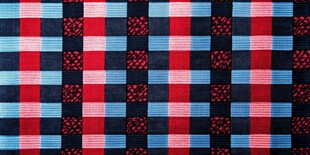 多彩格子图案布料