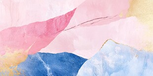 梦幻多彩抽象山水纹理图