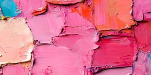 多彩颜料笔触艺术纹理