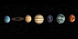 太阳系八大行星壮观展示