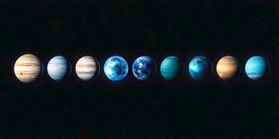 太阳系八大行星壮观展示