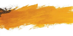 橙黄色笔触艺术背景