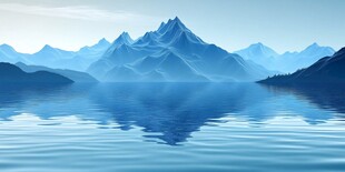 宁静湖山 绝美自然景致