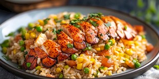 龙虾炒饭 美味诱人新体验