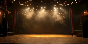 梦幻舞台灯光营造氛围感