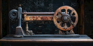 复古缝纫机 岁月留下的痕迹