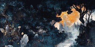 山林暮景 奇幻自然之境