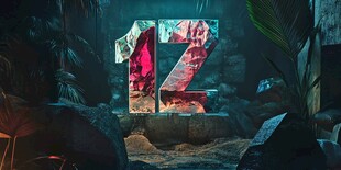 神秘丛林中的炫酷数字12