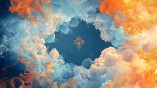 梦幻云海中的神秘符号