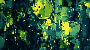 抽象几何色块组成酷炫画面