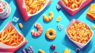 缤纷美味膨化零食大集合