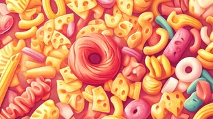 缤纷多彩的卡通零食大集合