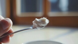 一勺美味奶油待品尝