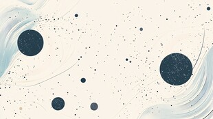 梦幻星球抽象背景图