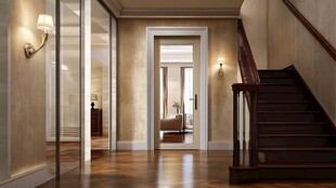 优雅复古风室内楼梯过道