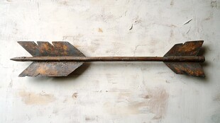 复古铁质箭头装饰品