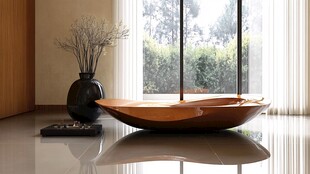 现代简约风室内木质装饰摆件