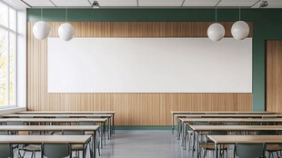 简约风格的现代教室空间