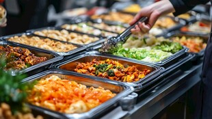 自助美食盛宴多样菜肴