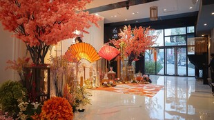 日式风情室内装饰场景