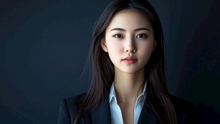 职业女性肖像