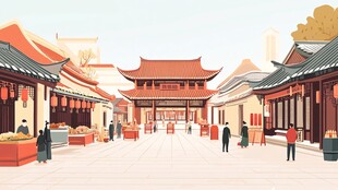 古街古韵 尽显中式传统风情