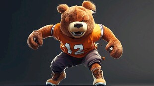 运动小熊准备出击